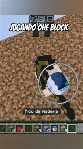 One Block Minecraft Bedrock 🟩🟫 #minecraft #minecraftshorts #minecraftoneblock #shorts #minecraftpe