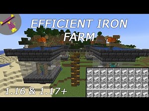 Efficient Iron Farm - 1.16 & 1.17+ - Minecraft (Java Edition)