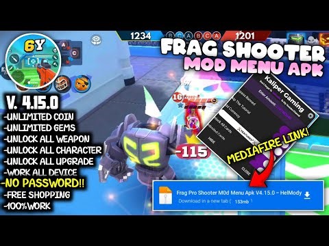 Frag Pro Shooter Mod Menu Apk V4.15.0 Terbaru 2025 - Unlimited Gems & No Password