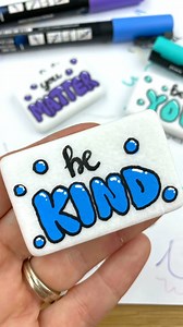 16K views · 218 reactions | How to paint bubble letters for beginners! If you need MORE tips just ask I will drop you the full tutorial :) #lettertutorial #bubbleletters #rp101 #rockpainting #paintedrock #kindnessrocks #raok #spreadkindness #easyart #easylettering #letteringtips | Rock Painting 101 | Facebook