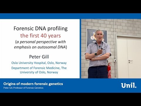 Origins of modern forensic genetics - Conférence publique de l'Ecole des sciences criminelles