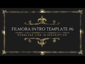 Wondershare Filmora Intro Template 6 Free Download