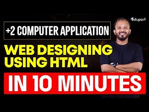 Plus two | Computer Application | Web Designing using Html in 10 minutes | Eduport