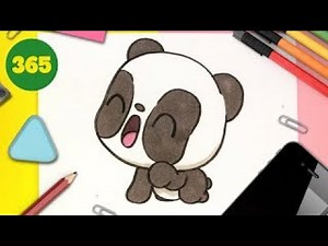 HOW TO DRAW A CUTE PANDA BEAR STEP BY STEP