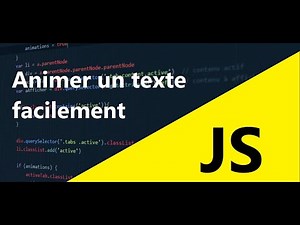 [TUTO] Animer un Texte avec JavaScript..Simple et facile .