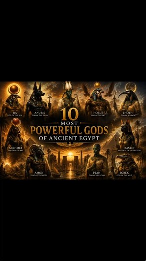 Top 10 Most Powerful Gods of Ancient Egypt