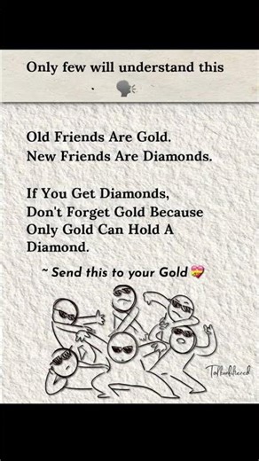 Diamonds and Gold: A Metaphor for True Friendship