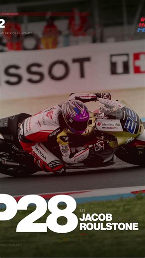 P28 Jacob Roulstone 🇦🇺 FP2 Moto2 #HungarianGP🇭🇺