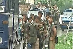 West Bengal violence: Tension in Basirhat, police lob teargas shells to control mob