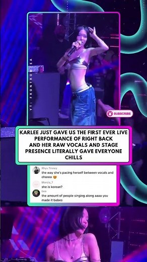 karlee's first live performance #karleegirl #karlee #dreamacademy #katseye #katseyeedit #eyekons