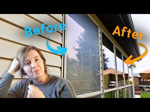 How to ACTUALLY get hard water scales off your windows - easy & cheap DIY window cleaning