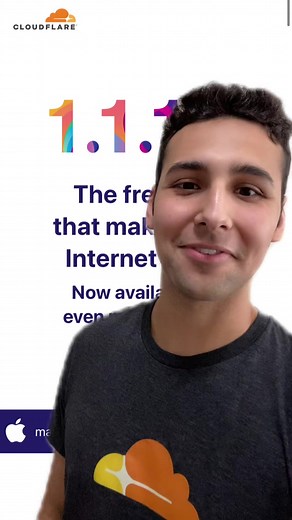 Prevent Internet providers from collecting your data, with Cloudflare’s 1.1.1.1 app! #cloudflare #cloudflaretok #cybersecurity #dns #ShowYourGlow