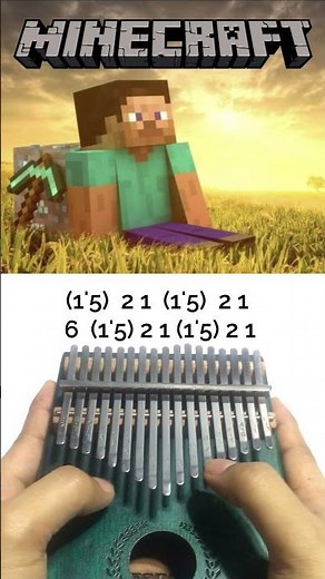 Minecraft - Haggstrom 【Kalimba Cover】 #shorts #minecraft #youtubeshorts