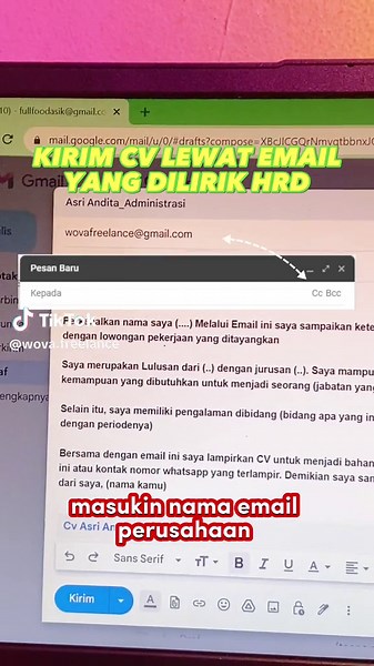 Cara Kirim CV Lewat Email yang Dilirik HRD
