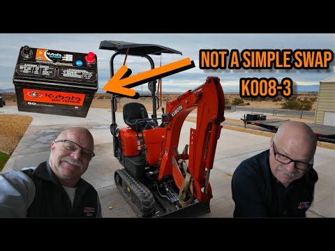 Kubota K008-3 Battery Replacement Isn’t Plug-and-Play | How We Made It Work