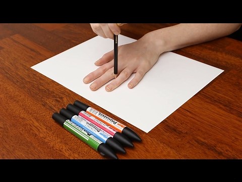 How to Draw a 3D Hand - no artistic skills required
