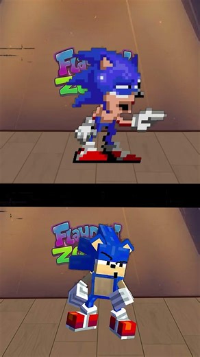 [FNF] Sonic Pixel vs Minecraft | FNF Character Test | Friday Night Funkin' #fnf #sonic #minecraft