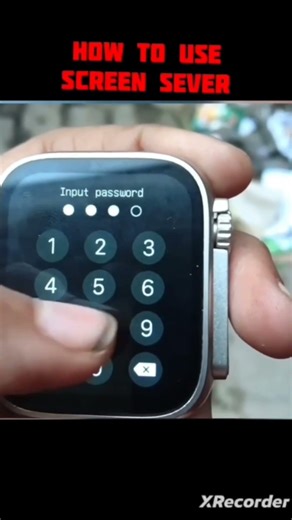 screen sever use smart watch ultra