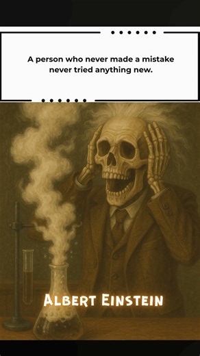 New Ideas Require New Mistakes Albert Einstein