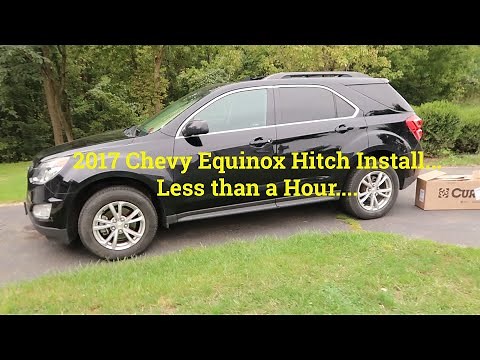 2017 Chevy Equinox hitch install