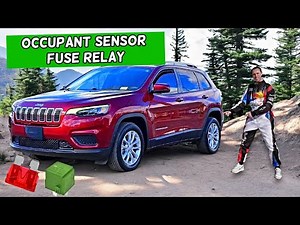 Jeep Cherokee Occupant Sensor Occupant Classification Module Fuse Relay Location Replacement 14-23