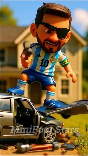 Messi Saves Ronaldo with Iron Man Suit | Emotional Toy Story Rescue