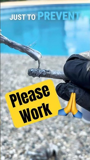 🥵Will This Keep My Pool Ladder from Getting Stuck Again? #diy #pool #tipsandtricks