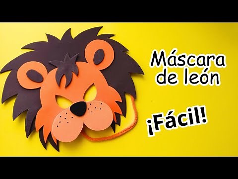 Cómo hacer una máscara de león