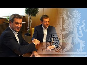 Ministerpräsident Dr. Söder trifft Sachsens Ministerpräsident Kretschmer - Bayern