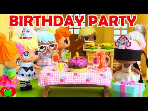 LOL Surprise Dolls Surprise Birthday Party