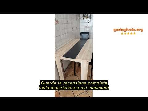 Recensione del HOMCOM Tavolo da Pranzo per 4-6 Persone, Tavolo Cucina Moderno con Piano con Venature