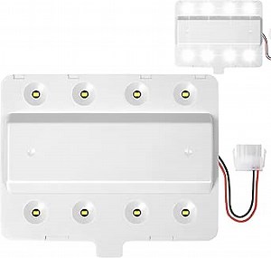 W11043011 Refrigerator LED Light Module W10866538 AP6047972 PS12070396 Compatible with Whirlpool Amana Ikea Kenmore, Maytag Refrigerator led Light Amana IKEA Replace Q184G2 with Cover
