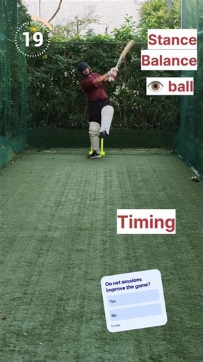 Batting timing drills | Net play like real match
