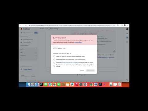 How to Delete a Project in Firebase Studio Quick Tutorial