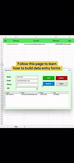 Make Data Entry Easy with Excel UserForms (No Coding Skills Needed)