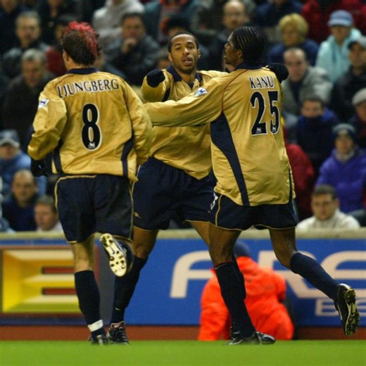 229K views · 6.5K reactions |  OTD in 2001... We recorded a famous win at Anfield courtesy of Henry and Ljungberg's strikes ✊ | Arsenal | Facebook