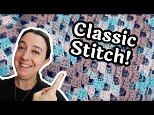 Crochet A Blanket With The CLASSIC Continuous Granny Stitch