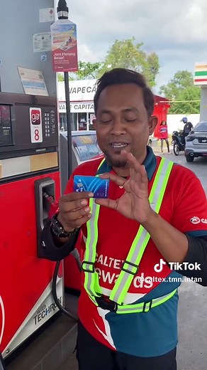 Cara Guna Kad Kredit/Debit di Pam Minyak Caltex