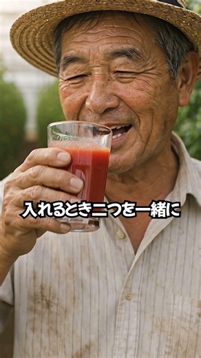 トマトジュース、そのままミキサーにかけないでください。これを加えるだけで甘みが増して栄養素も豊富になります。