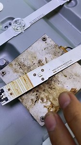 how to replace smd lamp eyes on tv backlight #lampu #LED #backlight #tv #television #repair | Jupri Latua Simbolon