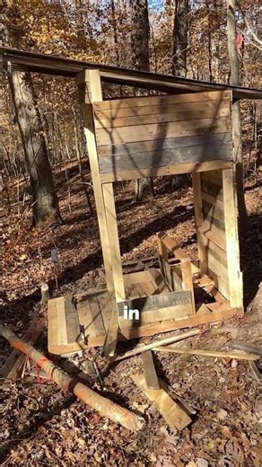 Building a Cheap Outhouse Off-Grid before a Cabin!