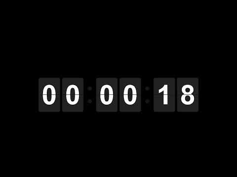 1 Minute Countdown Timer | Silent (Alarm at End)