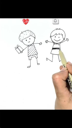 The Art of Cute Stick Figure Boys #drawing #art #boydrawing