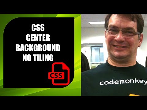 How to place a background center image in html & css with no tiling