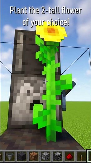 2-Tall Flower Farm in Minecraft 1.20.2