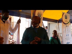Chief Bishop G Nxumalo from God's Vision Ministry on sermon with senior Pastor MG Nyembe