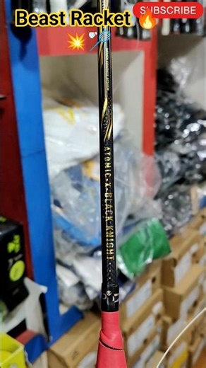 “100X Atomic X Black Knight 💥 BG80 Power Stringing | #badminton#stringing #badmintonracket #shorts