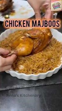 How to Make Chicken Majboos | Arabic Rice Dish #shorts #chickenrecipe #easyrecipe #youtubeshorts