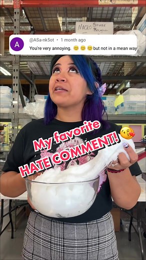 I made a slime for this HORRIBLE COMMENT…but not in a mean way 🥰 shop... | slime