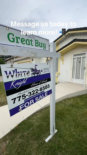 14K views · 113 reactions | We’ve got you covered!  We want to help you find your future home!  Want to schedule a tour? Call or send us a message today!  #manufacturedhomes #manufacturedhome #affordablehousing #affordablehomes #homesforsale | White Knight Homes of Nevada | Facebook